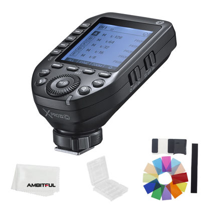 Picture of GODOX XproII-C 2.4G TTL Wireless Flash Trigger XProIIC Trigger Autoflash 1/8000s HSS Large LCD Screen 32 Channels 16 Groups Replacement for Canon Cameras