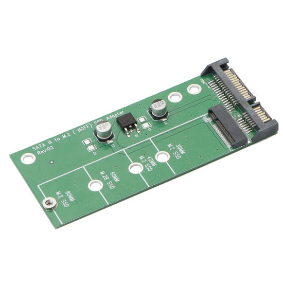 Picture of JIUWU M.2 to Sata Adapter Ngff to Sata Adapter Card（Not for M.2 Nvme） Ngff M2 to 2.5 Inch Sata Iii Drivers B Key B & M Key Ssd Converter forDOS, Windows 95, 98, XP, 2000, Vista