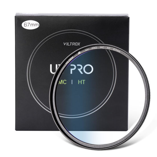 Picture of VILTROX 67mm MC UV Protection Camera Lens Filter, 18 Layer Multi Resistant Nano Coatings, HD/Hydrophobic/Scratch Resistant for Nikon, Canon, Fuji Cameras and More