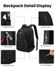 Picture of CROSSGEAR Travel Laptop Backpack for Men Water Resistant Daily Backpacks Bookbag Airline Approved Business Work Bag with USB Charging Port and Commute Office Backpack Fit 15.6" Laptops for Women
