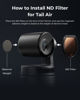 Picture of OBSBOT Tail Air ND Filters Set, ND 4/8/16/32, Magnetic Attachment, 43.4 * 2.9 mm, Equipped with Balance Weight, Maintain The Light of Video Image.