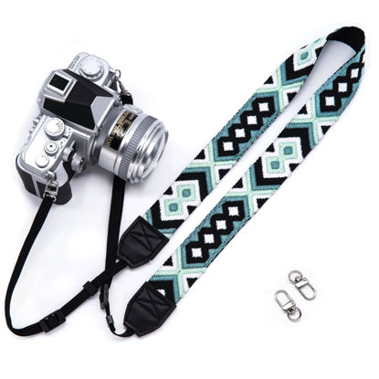 Picture of S&loyoe Camera Strap Shoulder Strap For Photographers All DSLR and Mirrorless Camera Including Binoculars Universal Neck Strap Belt Gift for Men & Women (Diamond03)