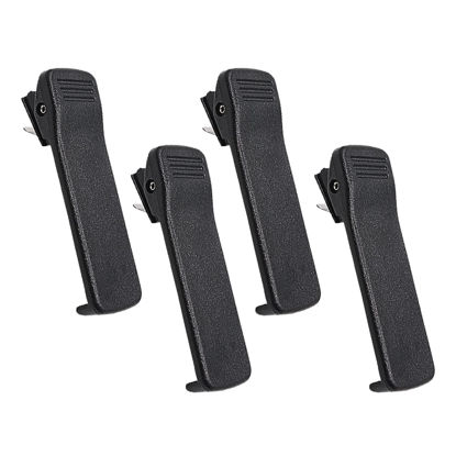 Picture of Replace HLN8255 HLN8255B Belt Clip Compatible for Motorola DP1400 DEP450 PR400 CP200 CP200D CP200XLS CP040 CP140 CP150 GP3688 EP450 NNTN4497 4PC