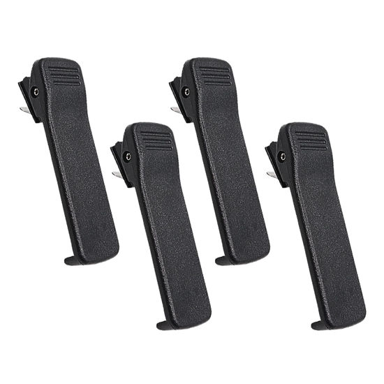 Picture of Replace HLN8255 HLN8255B Belt Clip Compatible for Motorola DP1400 DEP450 PR400 CP200 CP200D CP200XLS CP040 CP140 CP150 GP3688 EP450 NNTN4497 4PC