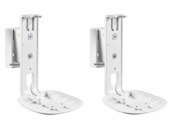 Picture of ynVISION.DESIGN Adjustable Wall Mount Bracket Compatible with Sonos One, One SL, and Play:1 Speaker | 2 Pack | (White)