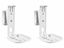 Picture of ynVISION.DESIGN Adjustable Wall Mount Bracket Compatible with Sonos One, One SL, and Play:1 Speaker | 2 Pack | (White)