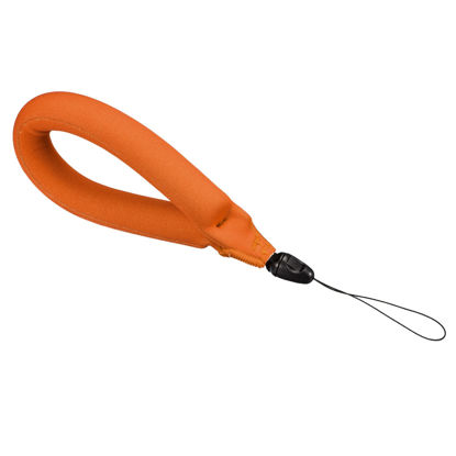 Picture of PATIKIL Floating Wrist Straps, Neoprene Waterproof Lightweight 250g Buoyancy Wristband Strap for Underwater Camera Swimming Snorkeling, Orange