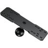Picture of VAZESWIN 1" Ball Aluminum Alloy Fish Finder Mounting Plate, Universal Marine Electronic Mount Plate for Garmin, Lowrance, Humminbird, Raymarine, for RAM Mounts, Scotty B Size Double Socket Arms