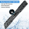 Picture of VAZESWIN 1" Ball Aluminum Alloy Fish Finder Mounting Plate, Universal Marine Electronic Mount Plate for Garmin, Lowrance, Humminbird, Raymarine, for RAM Mounts, Scotty B Size Double Socket Arms