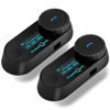 Picture of FreedConn Motorcycle Bluetooth Headset TCOM SC Helmet Communication System with Music Sharing/Universal Pairing/2-3 Riders 800M Bluetooth Intercom with LCD Screen (2Pack)