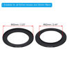 Picture of PATIKIL 62mm-82mm Metal Step Up Ring with Cleaning Cloth, 2 Pack Camera Lens Filter Adapter Ring Aluminum Filter Adapter Ring for Camera Lenses Hood, Black