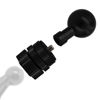 Picture of iSaddle for Garmin Truck GPS 17mm to 22mm Ball Head Mount 1/4" Screw to 22mm Adapter for Garmin XL GPS DriveSmart 86 76 66 dezl OTR1020 820 720 620 RV 1095 895 795 Overlander Large Truck GPS NAVIGATOR