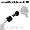 Picture of iSaddle for Garmin Truck GPS 17mm to 22mm Ball Head Mount 1/4" Screw to 22mm Adapter for Garmin XL GPS DriveSmart 86 76 66 dezl OTR1020 820 720 620 RV 1095 895 795 Overlander Large Truck GPS NAVIGATOR