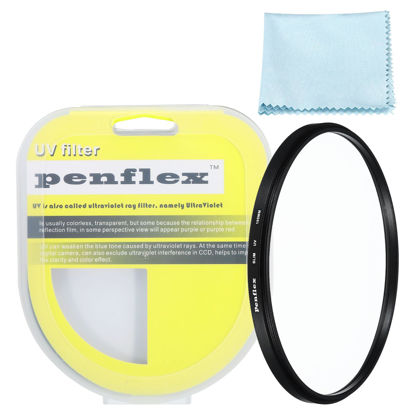 Picture of PATIKIL 105mm UV Filter, 1 PCS UV Protection Filter Slim UV Protection Camera Lens Filter Aluminum Optical Camera Accessory Crystal Clear Pics for 105mm Camera Lens Filter Photography