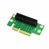 Picture of SinLoon PCI- Express 4X Riser Card 90-Degree Adapter Card PCI-E 4X Extender Extension Card for 1U, Small Computer and Server Case (PCIE 4X)