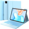 Picture of GreenLaw Keyboard Case for iPad Air 11-inch (M2) 2024 & Air 4th/5th Generation & iPad Pro 11 inch (1st/2nd/3rd/4th Generation), Smart Touchpad, 7-Color Backlit, Stain Resistant Cover, Sky Blue