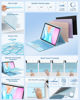 Picture of GreenLaw Keyboard Case for iPad Air 11-inch (M2) 2024 & Air 4th/5th Generation & iPad Pro 11 inch (1st/2nd/3rd/4th Generation), Smart Touchpad, 7-Color Backlit, Stain Resistant Cover, Sky Blue
