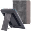Picture of BOZHUORUI Stand Case for Kindle Paperwhite 12th Generation & Kindle Colorsoft Signature Edition eReader (7",2024) - PU Leather Sleeve Cover with Hand Strap/Auto Sleep/Wake (Denim Gray)