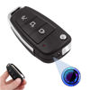 Picture of ZXWDDP Spy Camera Hidden Camera-Mini Camera Spy Wireless Nanny Cam Small Secret Camera-Hidden Camera for Car Key HD 1080P No WiFi Security Camera with Night Vision/Motion Detection