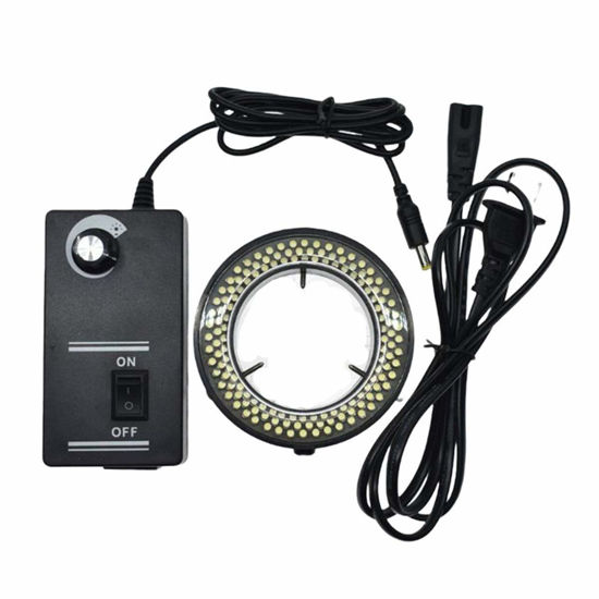 Picture of FainWan Digital Microscope Accessories 60 LED Adjustable Ring Light Illuminator Lamp for Stereo Zoom Microscope Microscope Accessories