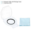 Picture of PATIKIL 55mm UV Filter, 1 PCS UV Protection Filter Slim UV Protection Camera Lens Filter Aluminum Optical Camera Accessory Crystal Clear Pics for 55mm Camera Lens Filter Photography