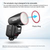 Picture of Godox V1Pro-C USA Version Camera Flash Speedlite V1Pro-CU for Canon, with Detachable Sub Flash, USB-C Charge Battery, 2.4G X Wireless HSS TTL Flash for Canon R5 R6 R7 R8 RP R M50 M5 M3 6D 7D 5D
