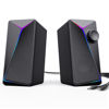 Picture of ROSON Computer Speakers, PC Speakers with Enhanced Bass and Volume Control, Stereo 2.0 Gaming Speakers, USB Powered 3.5mm Aux Cable Multimedia Speakers for Laptop/Desktop/Tablets/Phone