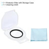 Picture of PATIKIL 58mm UV Filter, 1 PCS UV Protection Filter Slim UV Protection Camera Lens Filter Aluminum Optical Camera Accessory Crystal Clear Pics for 58mm Camera Lens Filter Photography