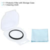 Picture of PATIKIL 62mm UV Filter, 1 PCS UV Protection Filter Slim UV Protection Camera Lens Filter Aluminum Optical Camera Accessory Crystal Clear Pics for 62mm Camera Lens Filter Photography