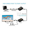 Picture of MOERISICAL 2 Pack VGA Extender Over Cat6 Cat5e up to 328ft / 100M Video VGA Extension Adapter Over RJ45 Ethernet Cable (Transmitter + Receiver)