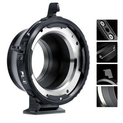 Picture of VILTROX PL-E Lens Adapter, Lens Converter Ring Camera Lens Mount Adapter Ring Compatible with PL Lens to Sony E/NEX Mount Cameras A7S3/FS7/5/FX9 /A7R4/R3/a Series/Nex Series