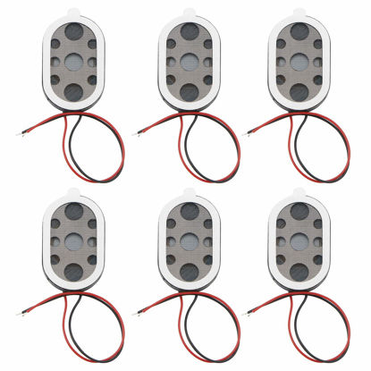 Picture of Pack of 4 1W 8 Ohm Mini DIY Speaker Replacement Loudspeaker for arduino Speaker Stereo 15mmx24mm