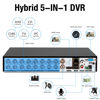 Picture of TOWODE 16 Channel Security Recorder DVR Supports 5MP Hybrid 5-in-1 AHD/TVI/CVI/CVBS/IP Analog Camera DVR with Human Detection, Remote Access 24/7 Recording(Pre-Installed 1TB Hard Drive)