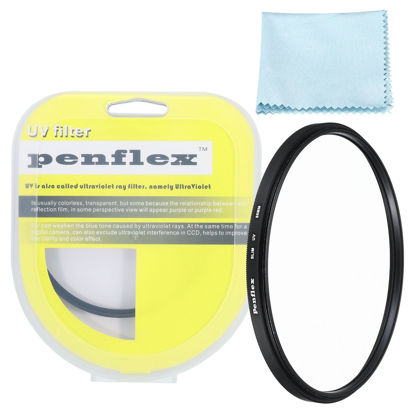 Picture of PATIKIL 86mm UV Filter, 1 PCS UV Protection Filter Slim UV Protection Camera Lens Filter Aluminum Optical Camera Accessory Crystal Clear Pics for 86mm Camera Lens Filter Photography