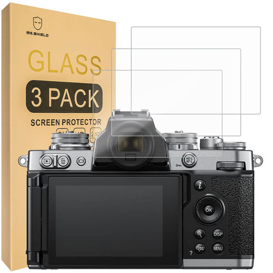 Picture of Mr.Shield [3-Pack] Screen Protector For Nikon Z fc ZFC DX-Format Mirrorless Camera [Tempered Glass] [Japan Glass with 9H Hardness] Screen Protector