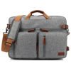 Picture of CoolBELL Convertible Backpack Messenger Shoulder bag Laptop Case Handbag Business Briefcase Multi-functional Travel Rucksack Fits 17.3 Inch Laptop For Men/Women (Grey)