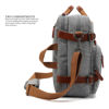 Picture of CoolBELL Convertible Backpack Messenger Shoulder bag Laptop Case Handbag Business Briefcase Multi-functional Travel Rucksack Fits 17.3 Inch Laptop For Men/Women (Grey)