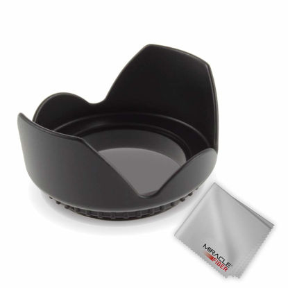 Picture of Zeikos ZE-HLH67 67mm Hard Rubber Lens Hood (Black)