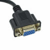 Picture of Hxchen 30cm/1ft 15Pin VGA Extension Cable, VGA Male to VGA Female Cable