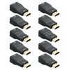 Picture of URELEGAN HDMI to VGA 10-Pack, HDMI to VGA Adapter Converter 1080P Male to Female Cord for Computer, Desktop, Laptop, PC, Monitor, Projector, HDTV and More