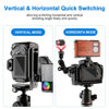 Picture of TOSICAM DSLR Camera L Bracket Quick Release Plate, Universal Application, Lightweight, Compatible with Canon Nikon Sony DJI Ronin Zhiyun Stabilizer Tripod Monopod