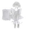 Picture of Holibeat Baby Girl 4PCS Photography Props (Romper+Pillow+Hat+Shoes) Newborn Girl Christmas Lace Photoshoot Outfits Infant Posing Props (white)