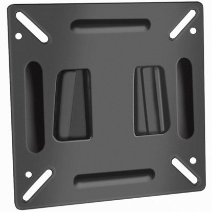 Picture of Alrhipvm Monitor Wall Mount RV TV Mount for 14”-27” LED LCD Flat Screens, Small TV Mount for Computer Monitors, Camper TV Mount Low Profile Fixed with 100x100mm VESA Mount, Hold up 33lbs