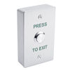 Picture of Push to Exit Button for Door Access Control Waterproof Stainless Steel Shell with Back Mounted Box 4 Contact Output