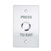 Picture of Push to Exit Button for Door Access Control Waterproof Stainless Steel Shell with Back Mounted Box 4 Contact Output