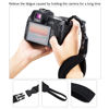 Picture of eMagTech Camera Wrist Strap Soft Neoprene Wrist Lanyard with Quick-Release Buckle for Most DSLRs Non Mirror Cameras Point Cameras Binoculars 29.5cm Black