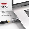 Picture of IYUANEPRO 10Gbps USB C Female to USB Male Adapter, Zinc Alloy Type C to USB A Adapter High-Speed Data Transfer, USB 3.1 Type C to Type A Charger Converter OTG Fast Charging Compatible