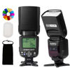 Picture of AMBITFUL AF970 Camera Flash Speedlite for Canon Nikon Sony Olympus Fuji Panasonic,2.4G Wireless Flash, Recycle Time 0.1-2.5s,Adjustable Flash Head W/LCD Panel&Single-Contact Hotshoe