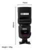 Picture of AMBITFUL AF970 Camera Flash Speedlite for Canon Nikon Sony Olympus Fuji Panasonic,2.4G Wireless Flash, Recycle Time 0.1-2.5s,Adjustable Flash Head W/LCD Panel&Single-Contact Hotshoe