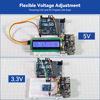 Picture of SunFounder BreadVolt Breadboard Power Supply Module Built-in Rechargeble Battery Compatible with Arduino, Raspberry Pi, Pico W, ESP32, 5V/1.5A, 3.3V/1A, USB Output (Breadboard NOT Included)